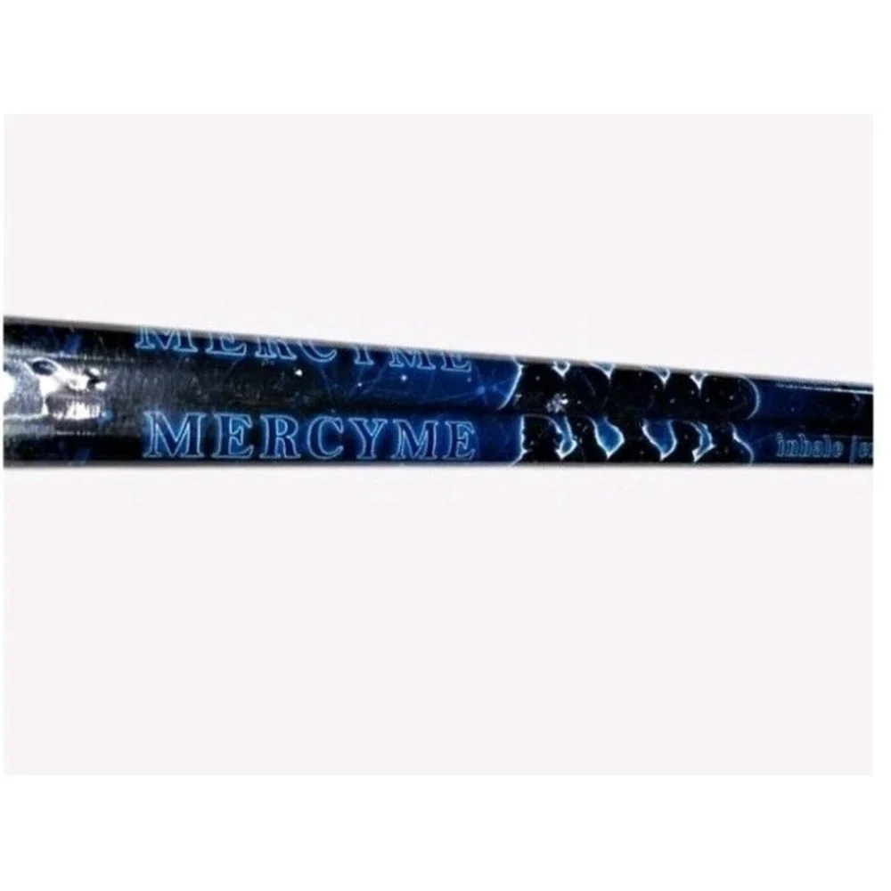 Blue Mercy Me Galaxy‎ Designed Wooden Drumsticks